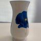 Lunéville earthenware vase from the "Blue Anemone" collection.