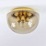 Large mushroom shape flush mount/ceiling light from limburg, germany, 1970s