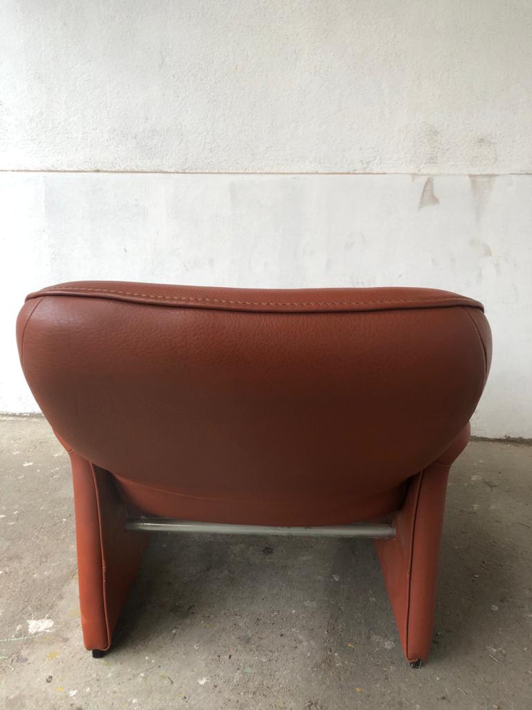 Fauteuil De Sede, DS 50, cuir cognac