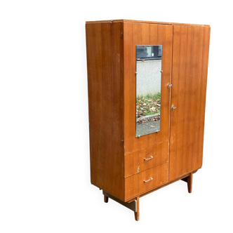 Armoire scandinave en chêne 1950 de 110cm