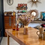 Extendable dining table in NATHAN teak
