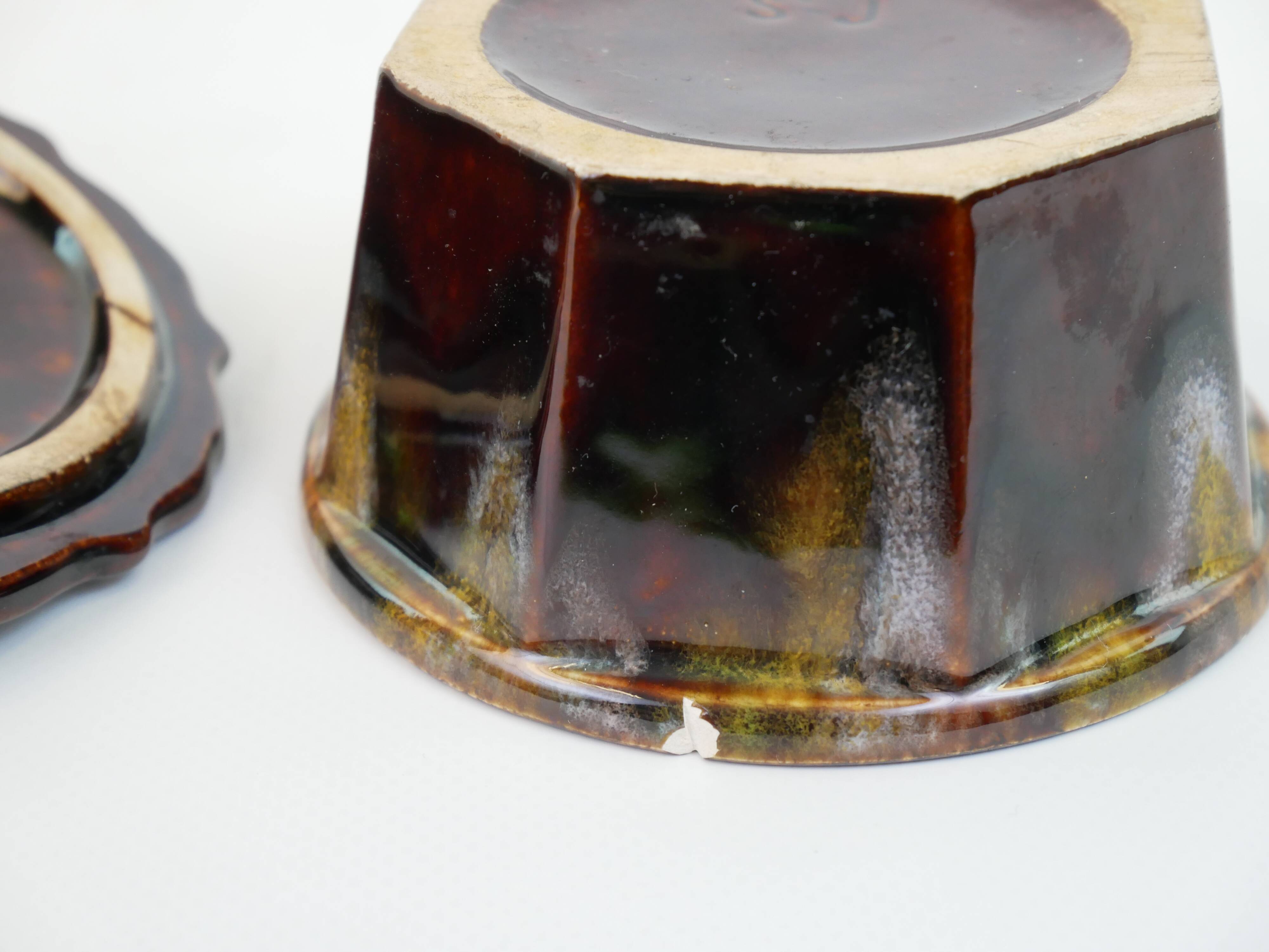 Small enamelled ceramic box