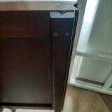 vintage - Small style chest of drawers - Louis XVI marble top with 1 drawer and 2 doors