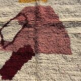 Beni Ouraine handwoven rug, traditional style, size 140 x 260 cm