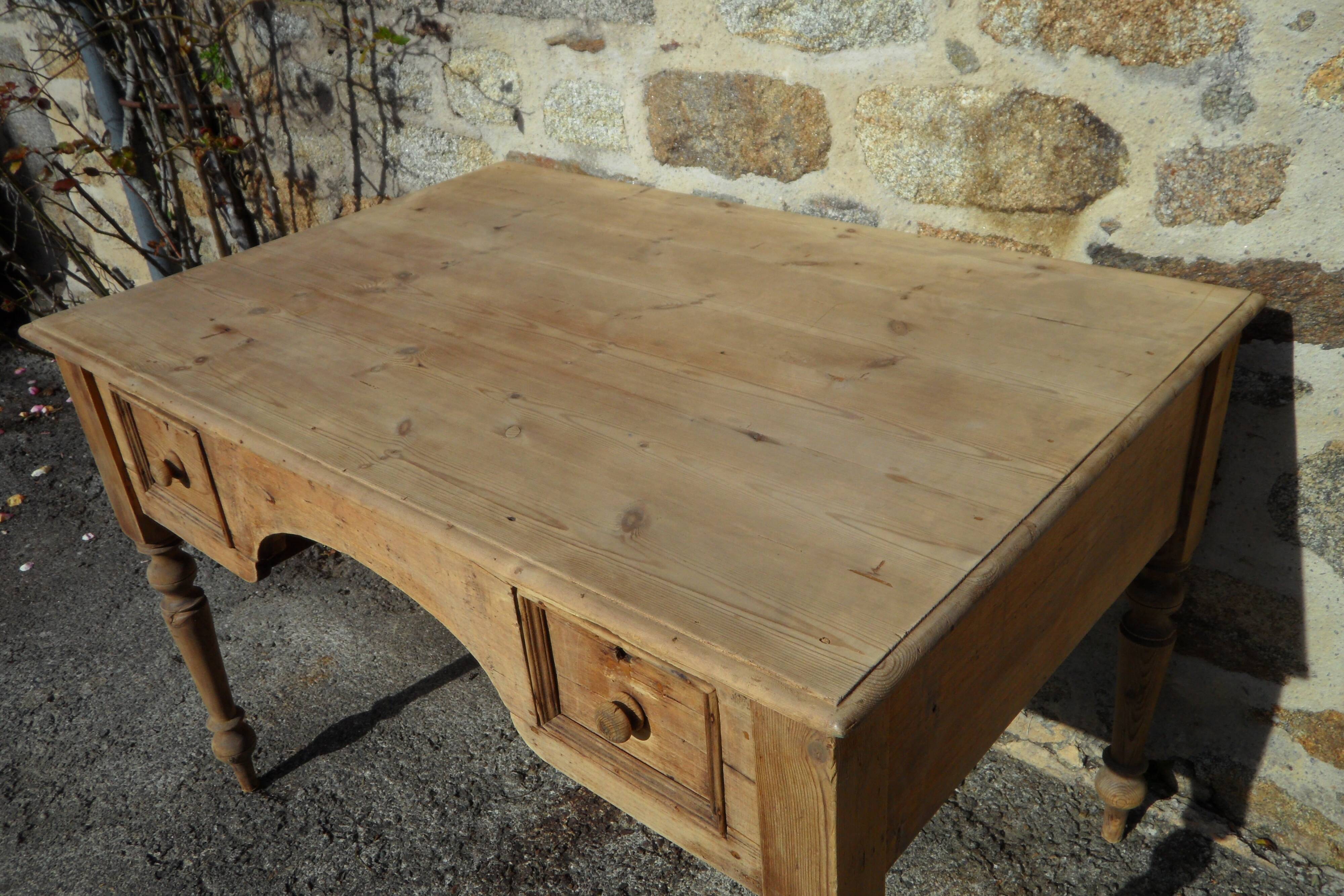 Office XIX raw wood Provençal