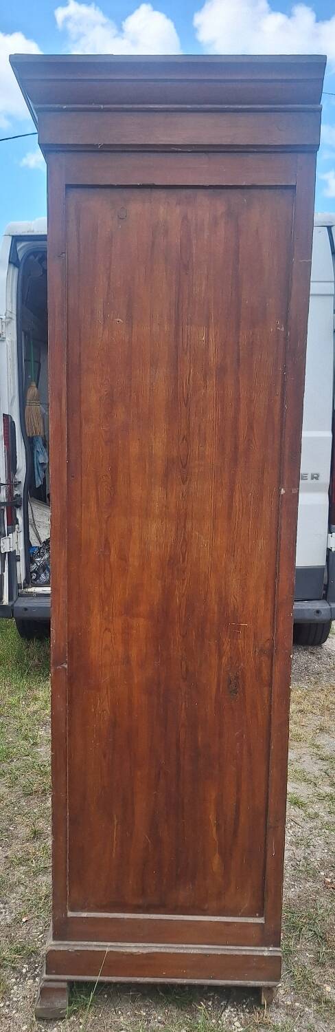 Pine wardrobe, France 19th century.