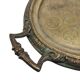 Antique Polish oval guilloché tray from Jarra, 1890s