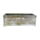 Jardinières rectangulaires à décor