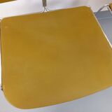 2 vintage Max Stacker Steelcase plastic and chrome stacking chairs