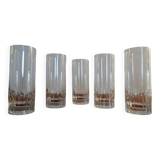 5 verres orangeade anciens cristal baccarat modèle cassino - 15,5 cm