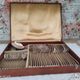 37-piece cutlery set in silver-plated metal in its original box