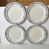 Assiettes Terre de fer Sarreguemines