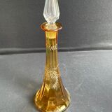 Liquor decanter - amber-cut crystal