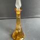 Liquor decanter - amber-cut crystal