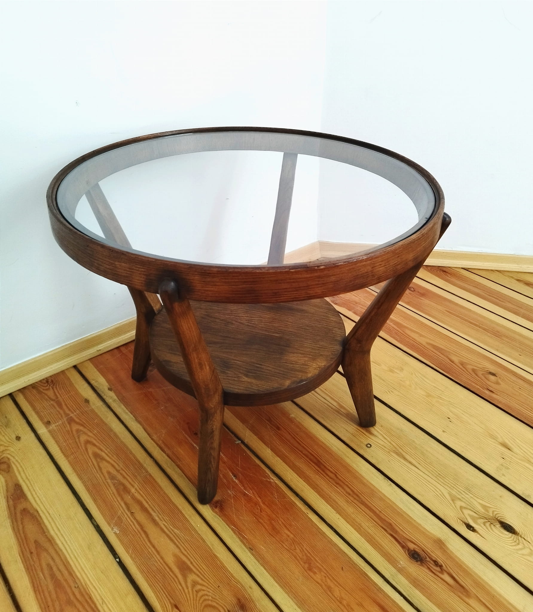 Coffee table design by K Kozelka & A Kropacek for Interier Praha Czechoslovakia 30s