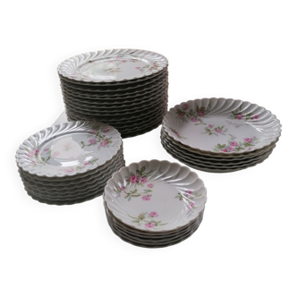 Service Sylvie porcelaine Haviland 35 pieces