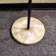 Directional lamp in golden, chromed, marble metal. Italy 60s