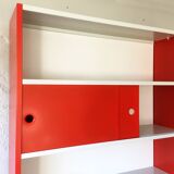 Metal modular storage system with compartments