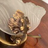Art deco style shell wall lamp