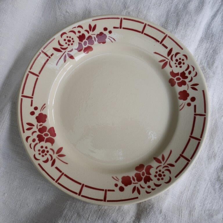 Set of 8 dessert plates Badonviller