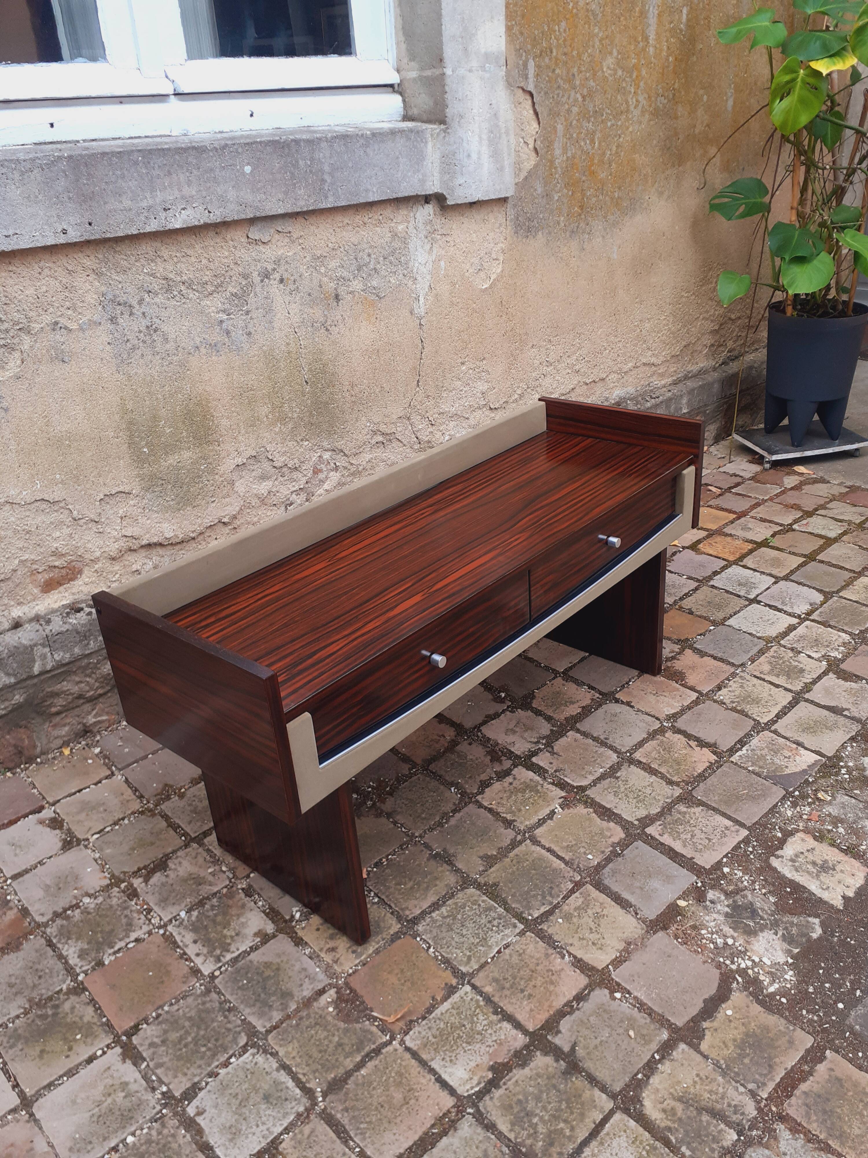Rosewood console table, 1970s