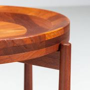 Table tray sculpturale Jens Quistgaard en teck Danemark 1960