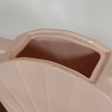 Saint Amand Art Deco earthenware creamer and sugar bowl