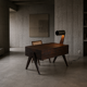 Bureau Pierre Jeanneret avec lampe intégrée, Chandigarh, années 1950