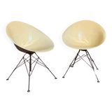Pair of Eros Chairs by Philippe Starck