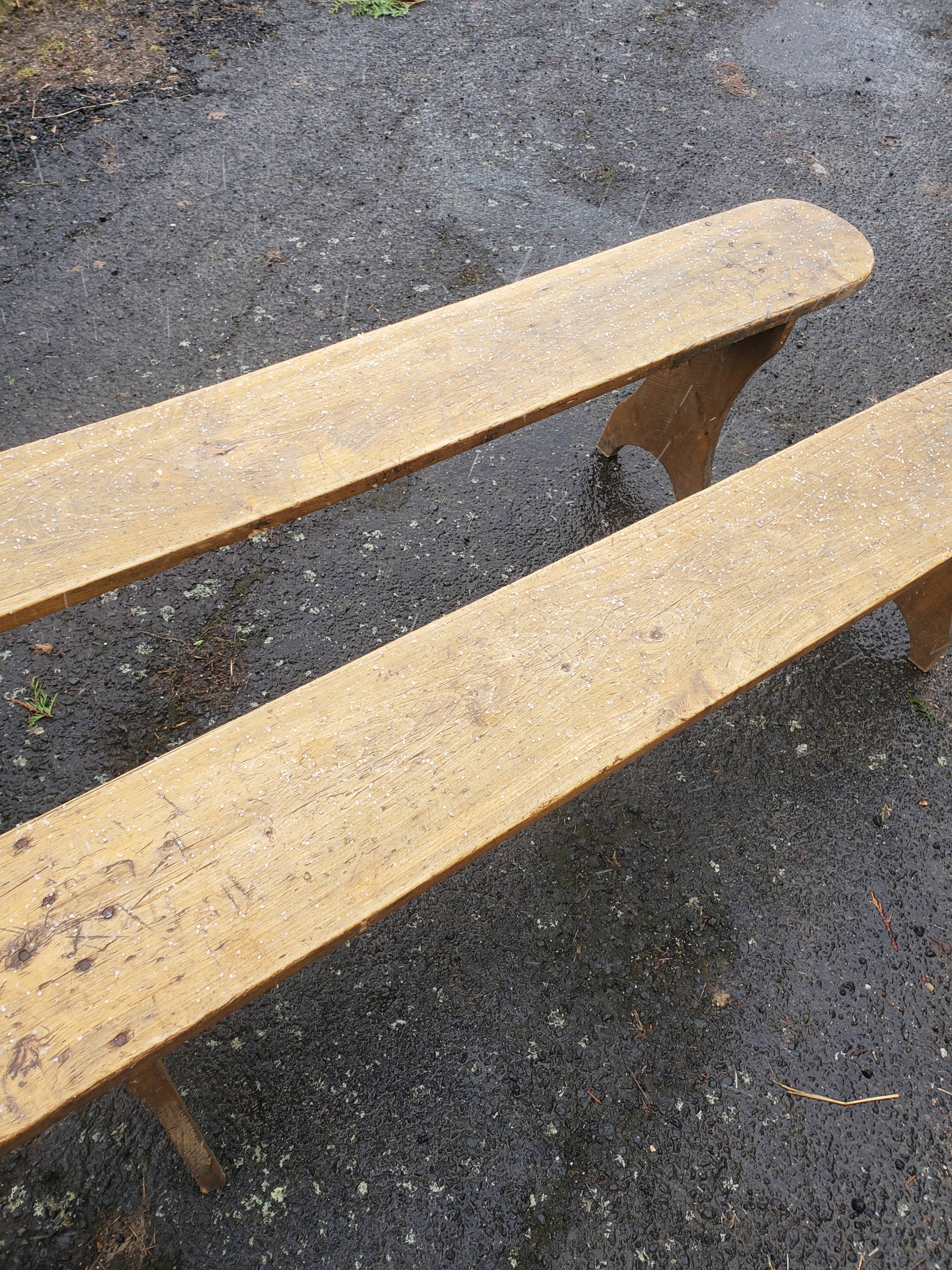 Walnut farmhouse table