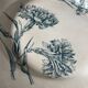Ironstone plate Oeillet KG Luneville