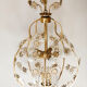 Lustre cage flowers of glass stamps