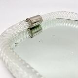 Venetian "dishcloth" mirror in Murano glass, 1960s