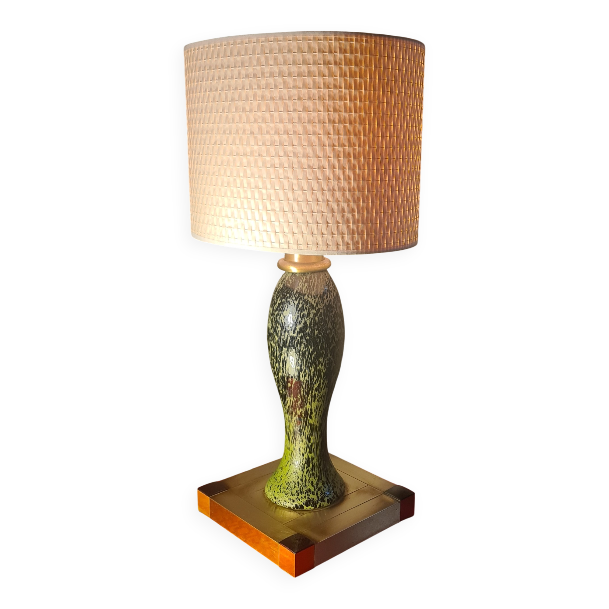 Lumica house lamp, willy rizzo 1960-70, luxury ceramic 61x31.