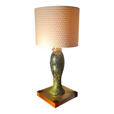 Lampe de la maison lumica ,  willy rizzo 1960 a70   ceramique luxe  61x31