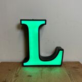 Vintage  Illuminated Letter L , 1970s