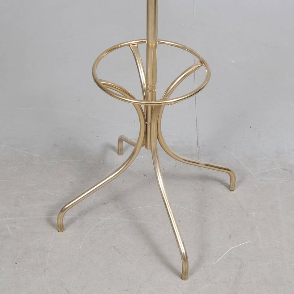 Vintage gold metal coat rack 1960