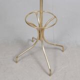 Vintage gold metal coat rack 1960