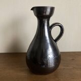 Robert Picault ceramics, black glazed earthenware, 1960