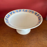 Antique Longwy compote dish