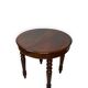 Table ronde italienne en noyer, années 1900