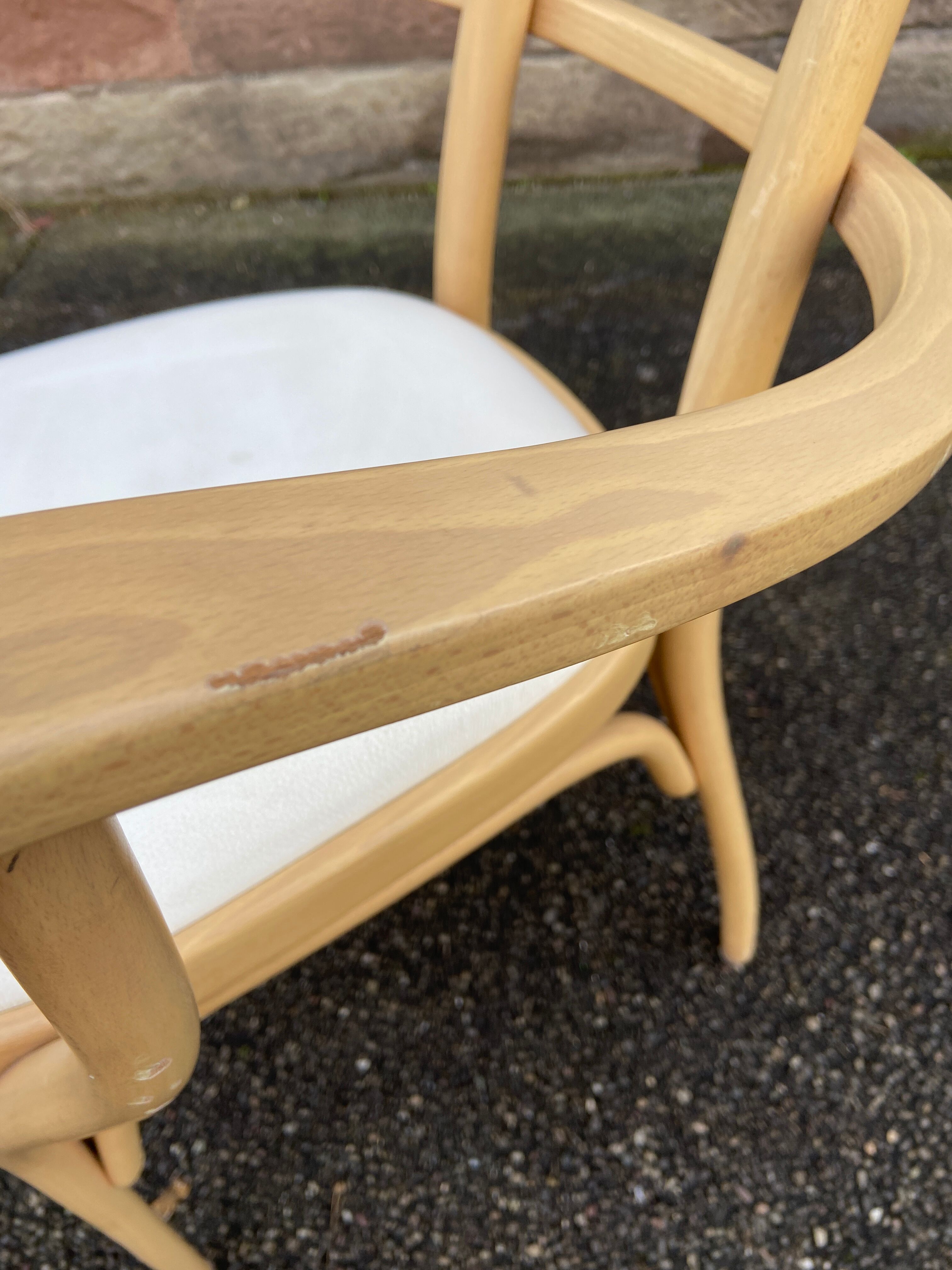 Viennese armchair Thonet curved wood Hermann Czech 2011