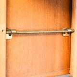 William Watting walnut wall rack Fristho Franeker, 1956