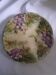 Onnaing barbotine plate - Grape and leaves
