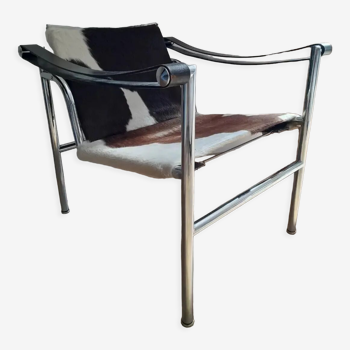 Fauteuil LC1 Le Corbusier en peau de Poney d origine