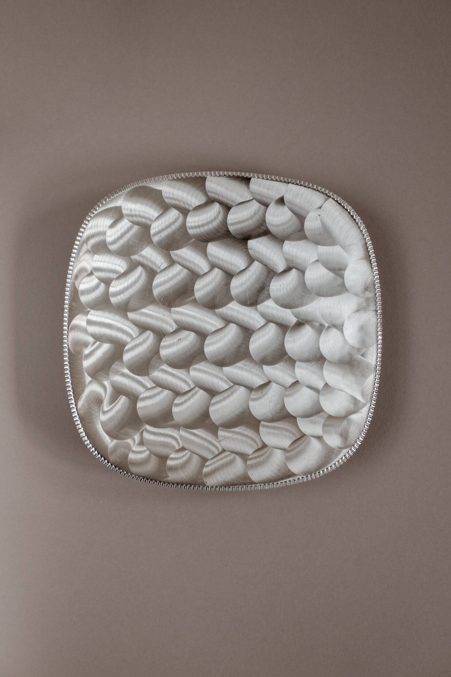 Silver-plated dish