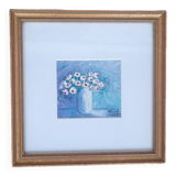 Table painting flower stamp