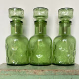 Frosted glass carafe bottle