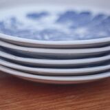 Set of 5 Gien dessert plates