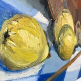 Still life with pears